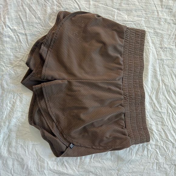 Flag Nor Fail Women's Athletic Shorts - Brown - Picture 7 of 7